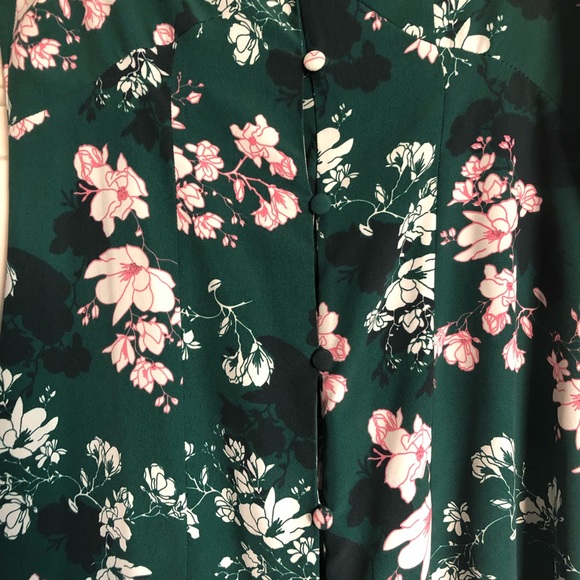 ASOS DESIGN button maxi dress in floral - Picture 4 of 5